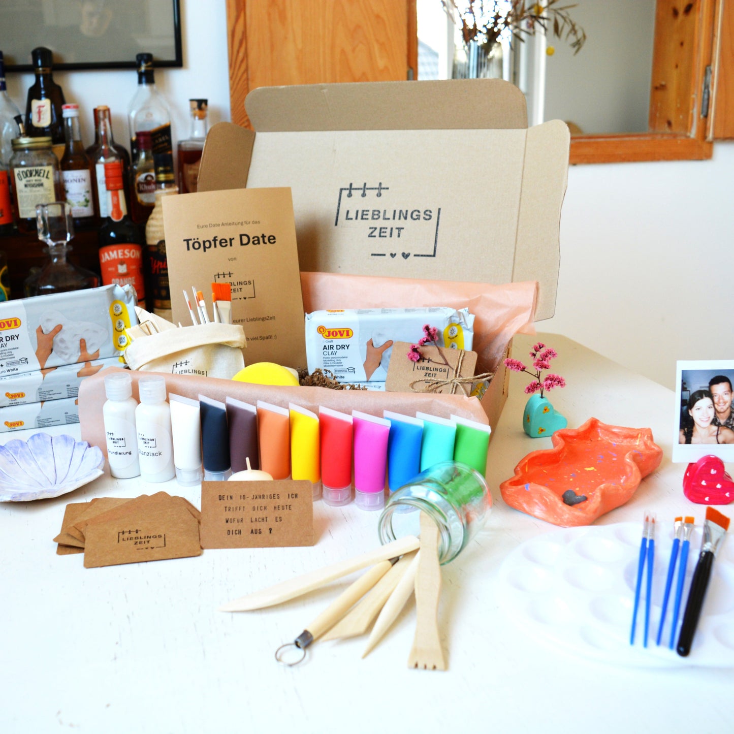 Töpfer Date Box - DIY Ton, Farben etc.