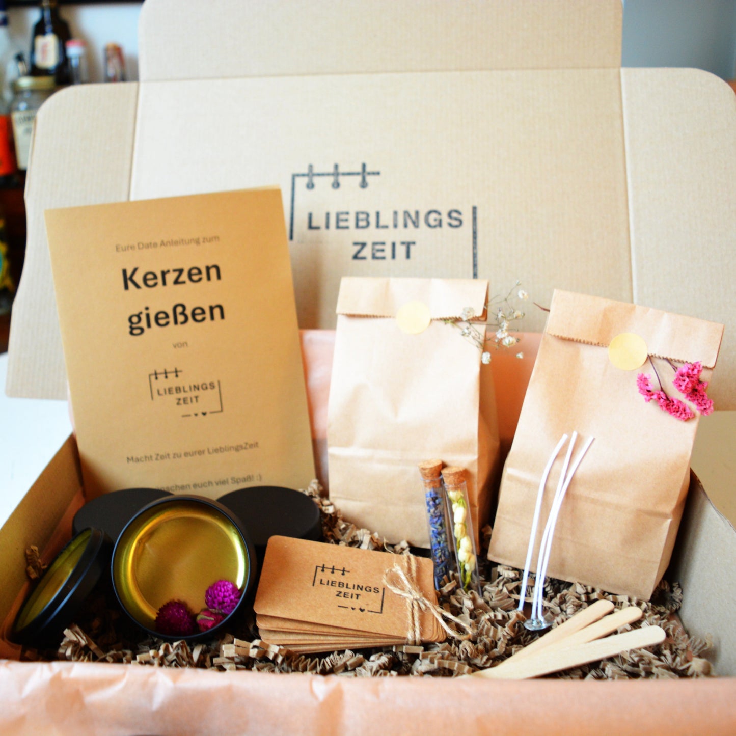 Kerzen Gießen Date Box DIY