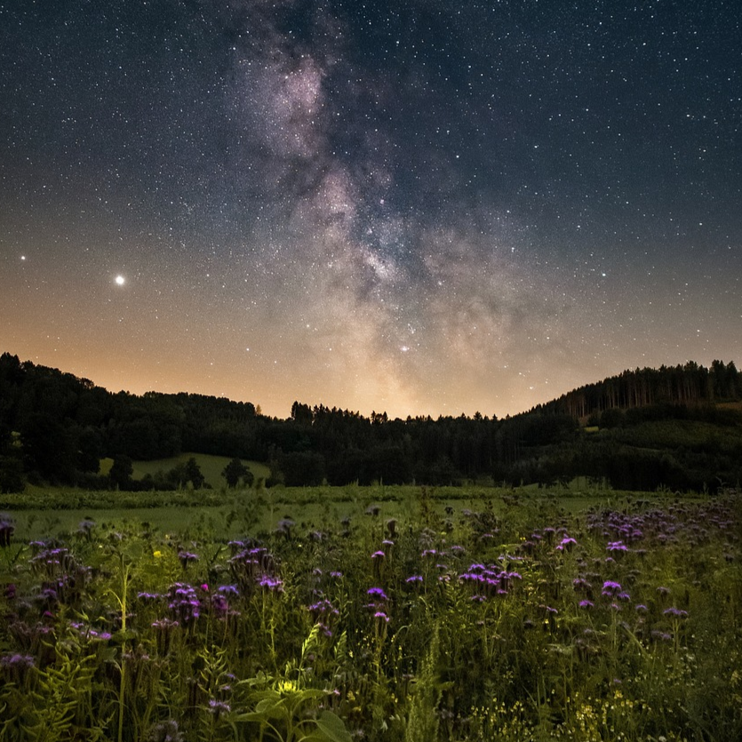 Teleskop mit Astro Date Set