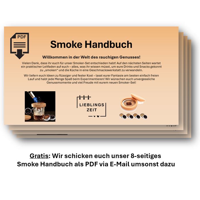 Cocktail Smoker Set mit Smoke-Guide