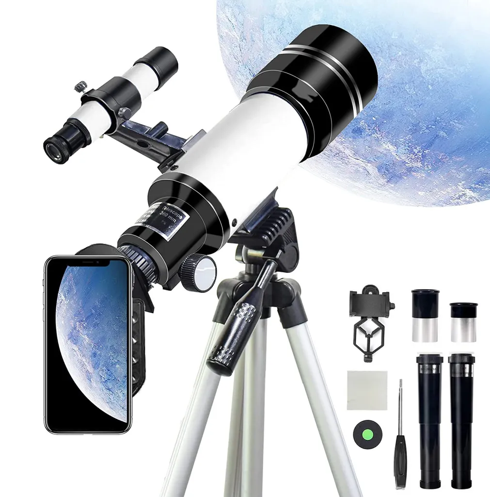 Teleskop mit Astro Date Set